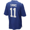 Custom #11 Royal NYG Football Shirt Top