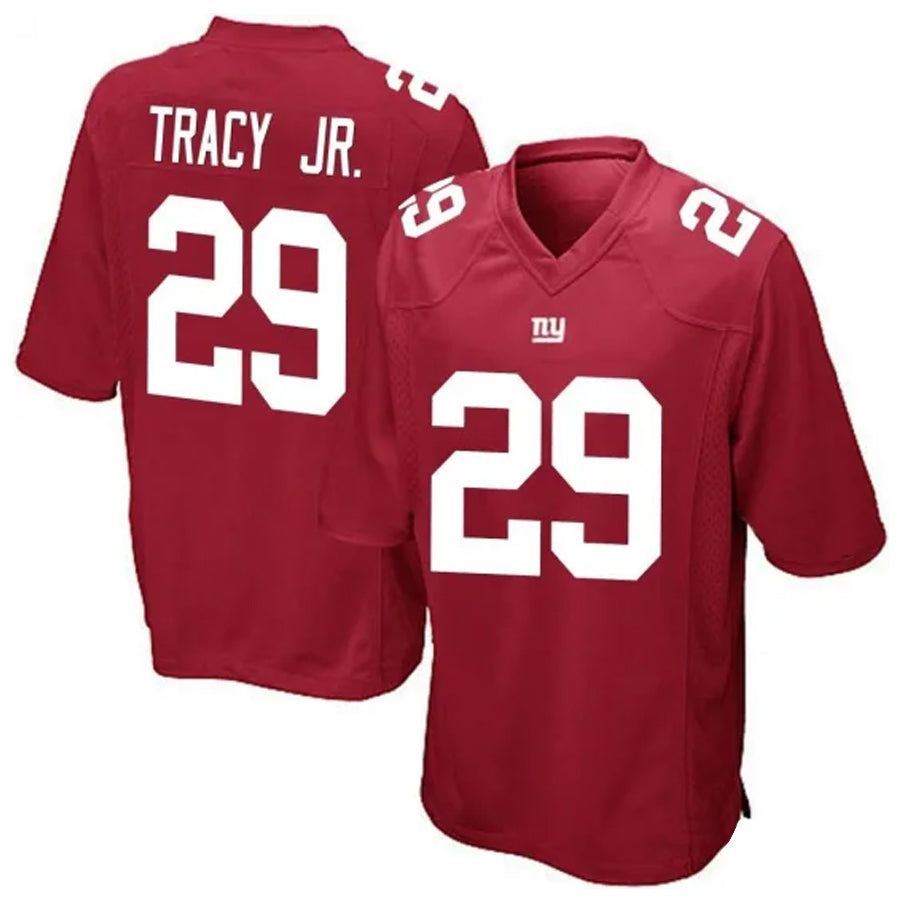 Custom #29 Red NYG Football Shirt Top