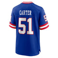 Custom #51 Royal NYG Football Shirt Top