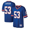 NY.Giants #53 Harry Carson Player Mitchell & Ness Royal Legacy Football Jerseys