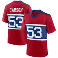 Custom #53 Red NYG Football Shirt Top