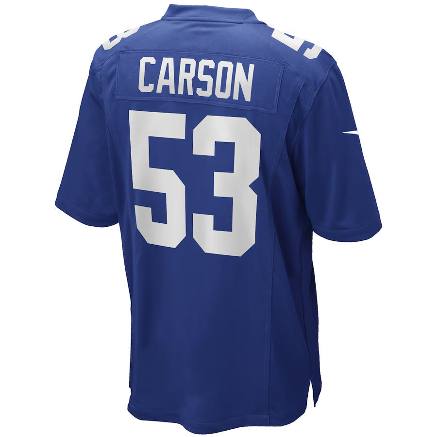 Custom #53 Royal NYG Football Shirt Top