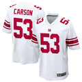 Custom #53 White NYG Football Shirt Top