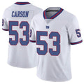 Custom #53 White NYG Football Shirt Top