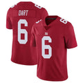 Custom #6 Red NYG Football Shirt Top