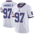 Custom #97 White NYG Football Shirt Top