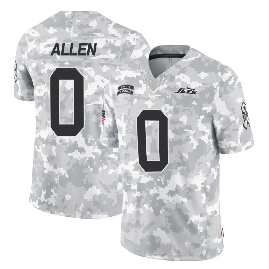 Custom #0 NYJ Football Shirt Top