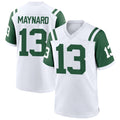 Custom #13 White NYJ Football Shirt Top