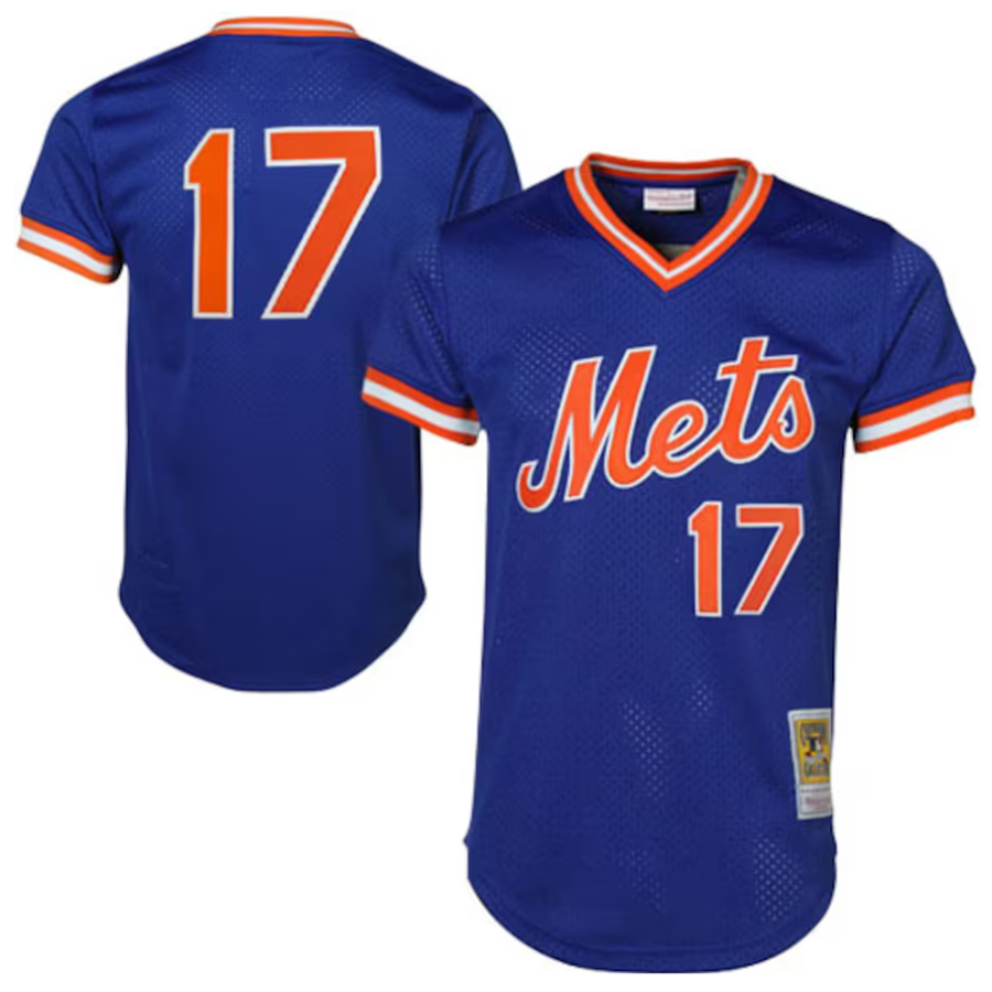 Custom #17 Royal NYM Baseball Shirt Top