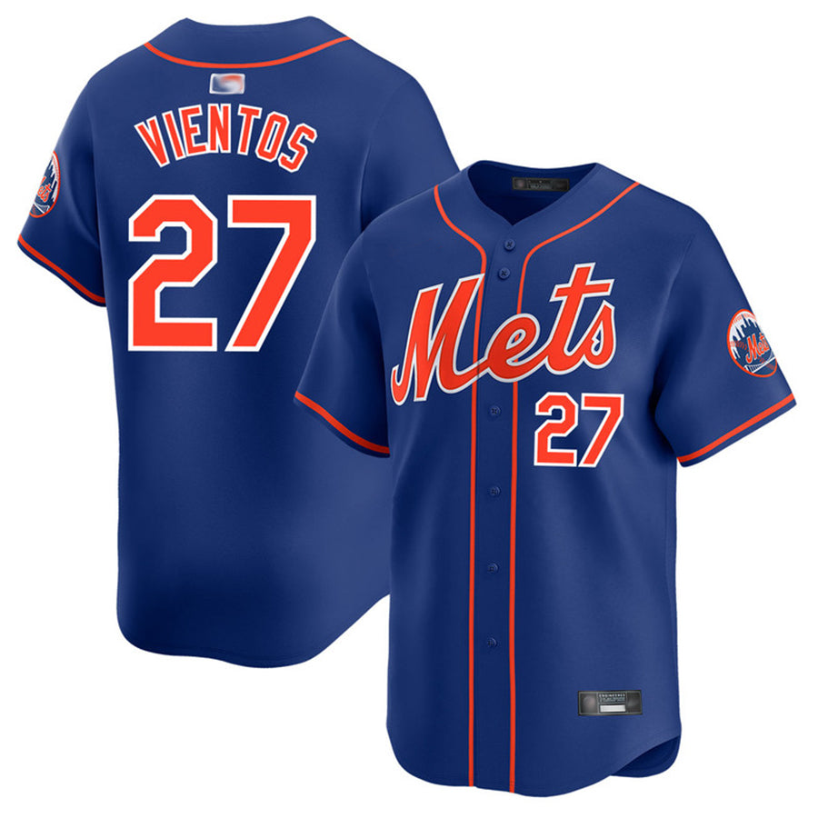 Custom #27 Royal NYM Baseball Shirt Top