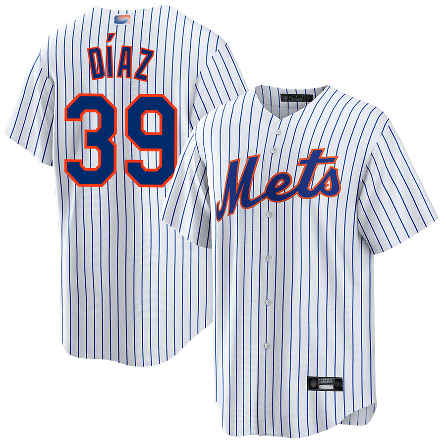Custom #39 White NYM Baseball Shirt Top