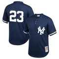 Custom #23 Navy NYY Baseball Shirt Top