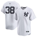 Custom #38 White NYY Baseball Shirt Top