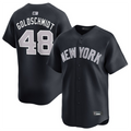 Custom #48 Black NYY Baseball Shirt Top