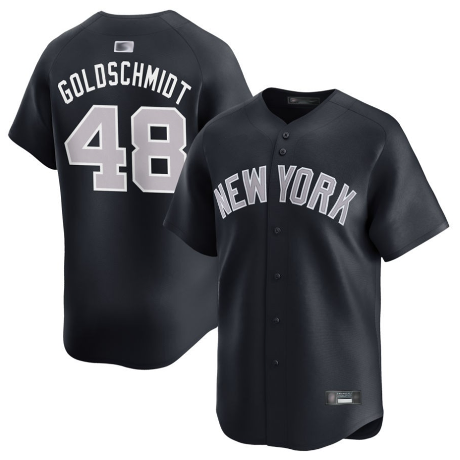 Custom #48 Black NYY Baseball Shirt Top