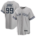 Custom #99 Gray NYY Baseball Shirt Top