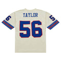 Custom #56 Cream NYG Football Shirt Top