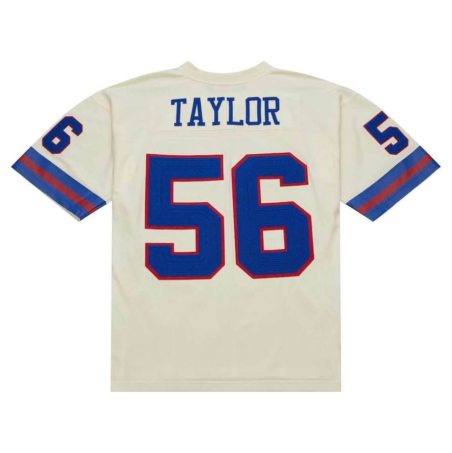 Custom #56 Cream NYG Football Shirt Top