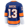 Custom #13 Royal NYI Hockey Shirt Top