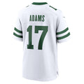Custom #17 White NYJ Football Shirt Top