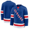 NY.Rangers Blank Player Fanatics Home Premium Jersey - Blue Stitched American Hockey Jerseys