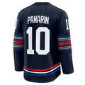 Custom #10 Navy NYR Hockey Shirt Top