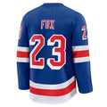 Custom #23 Blue NYR Hockey Shirt Top