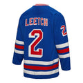 Custom #2 Blue 1993 NYR Hockey Shirt Top