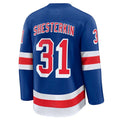 Custom #31 Blue NYR Hockey Shirt Top