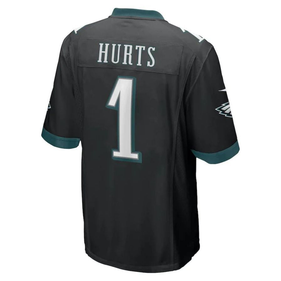 Custom #1 Black PHI Football Shirt Top