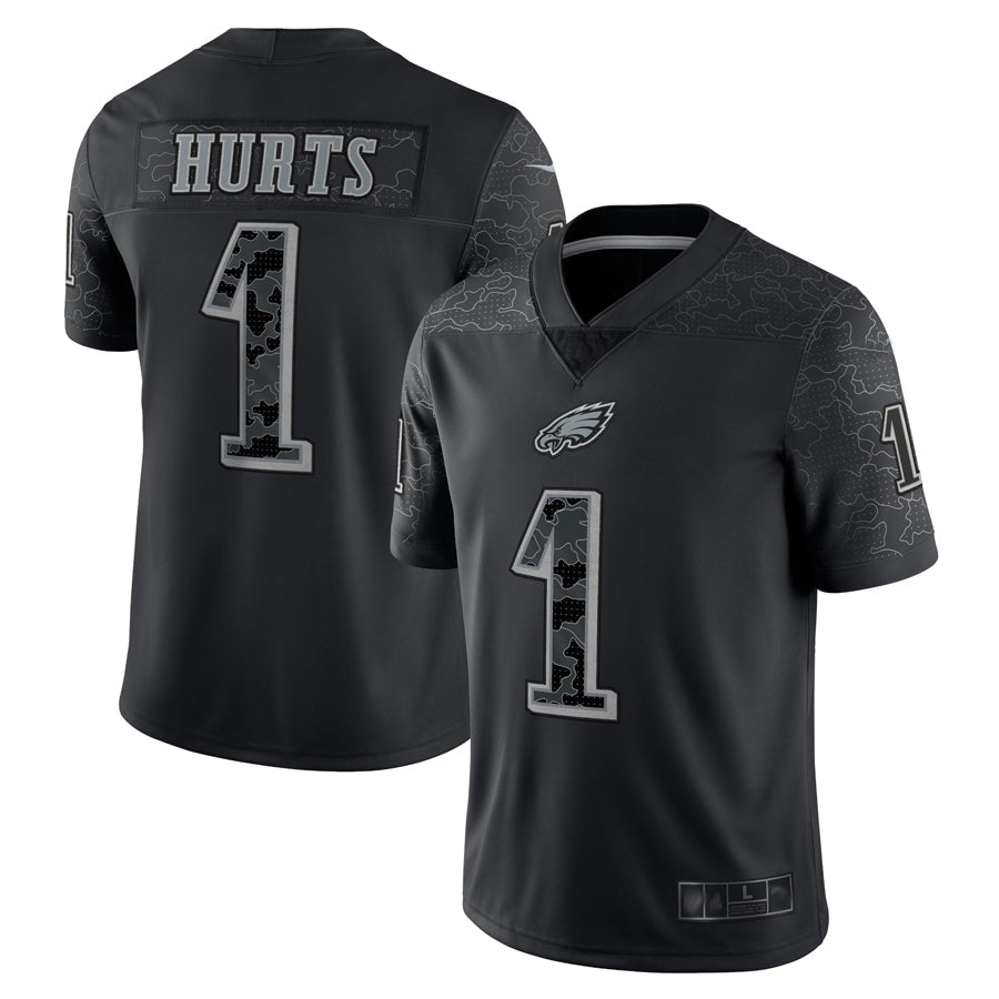 Custom #1 Black PHI Football Shirt Top
