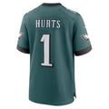Custom #1 Midnight Green PHI Football Shirt Top