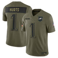 Custom #1 Olive PHI Football Shirt Top