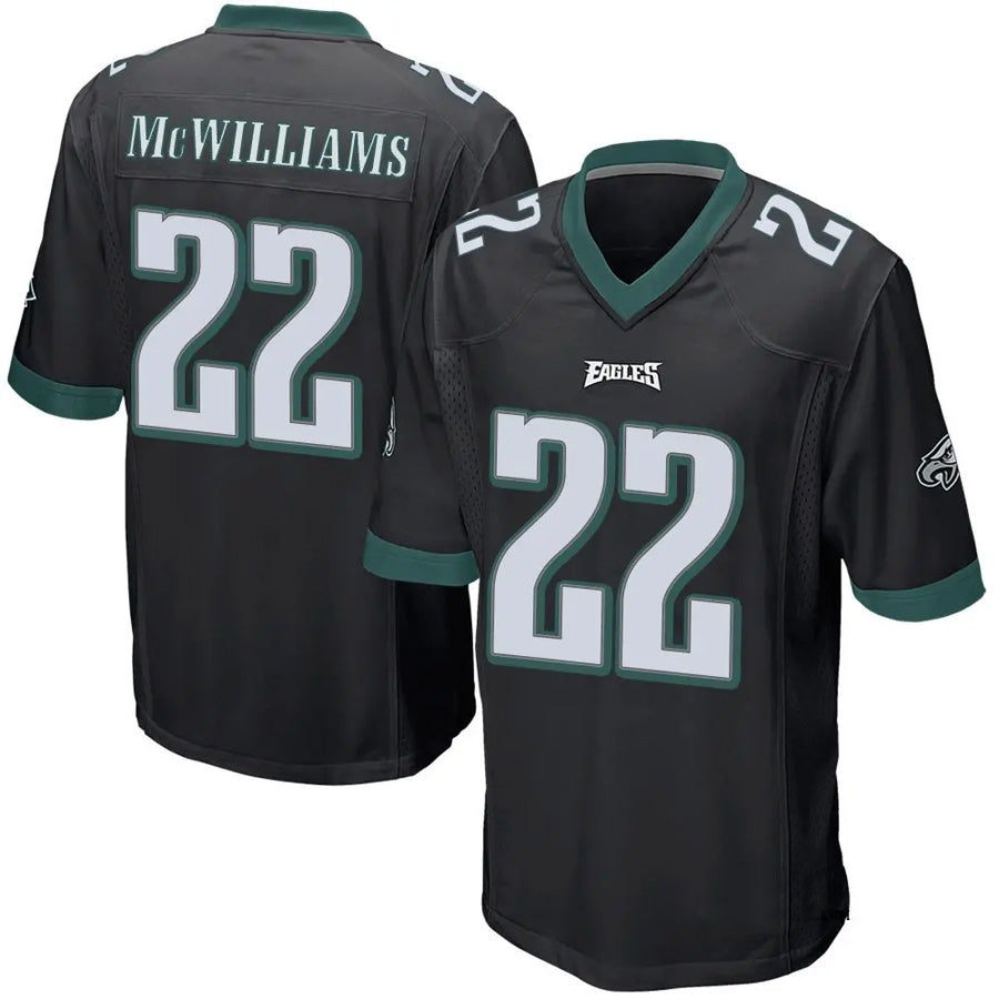 Custom #22 Black PHI Football Shirt Top