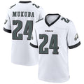 Custom #24 White PHI Football Shirt Top