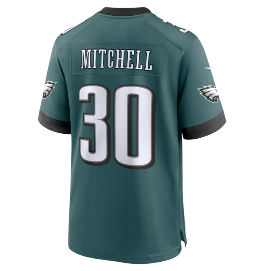 Custom #30 Midnight Green PHI Football Shirt Top