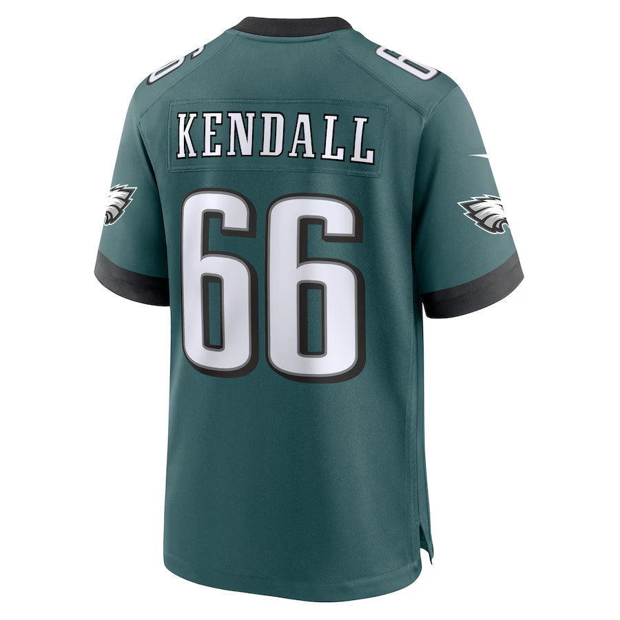 Custom #66 Midnight Green PHI Football Shirt Top