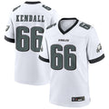 Custom #66 White PHI Football Shirt Top