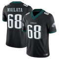 Custom #68 Black PHI Football Shirt Top