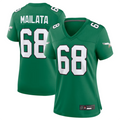 P.Eagles #68 Jordan Mailata Player Green Alternate Game Jersey Stitched American Football Jerseys