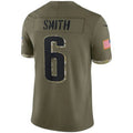Custom #6 Olive PHI Football Shirt Top