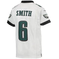 Custom #6 White PHI Football Shirt Top