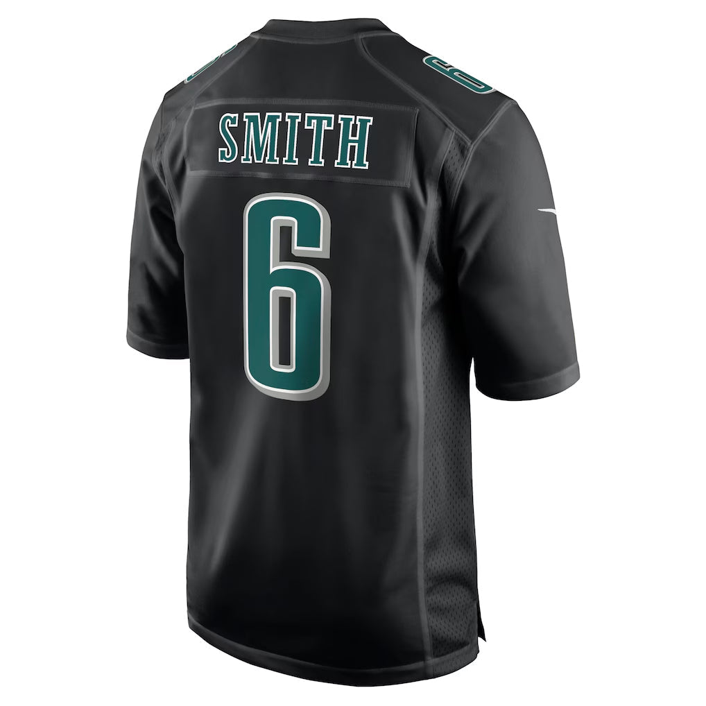 Custom #6 Carbon Black PHI Football Shirt Top