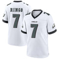 Custom #7 White PHI Football Shirt Top
