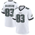 Custom #83 White PHI Football Shirt Top