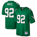 Custom #92 White 1990 PHI Football Shirt Top