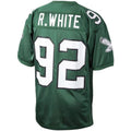 Custom #92 White 1992 Throwback PHI Football Shirt Top