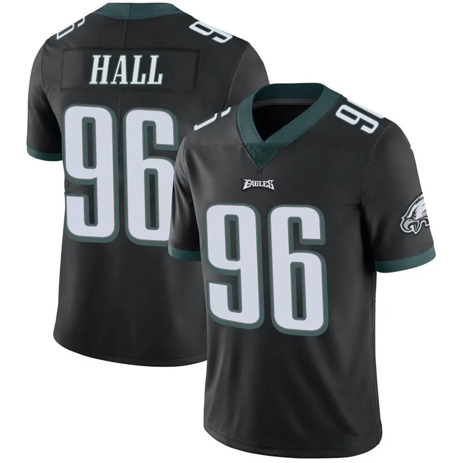 Custom #96 Black PHI Football Shirt Top
