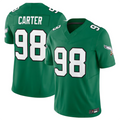 P.Eagles #98 Jalen Carter Player Black Fashion Game Football Jerseys