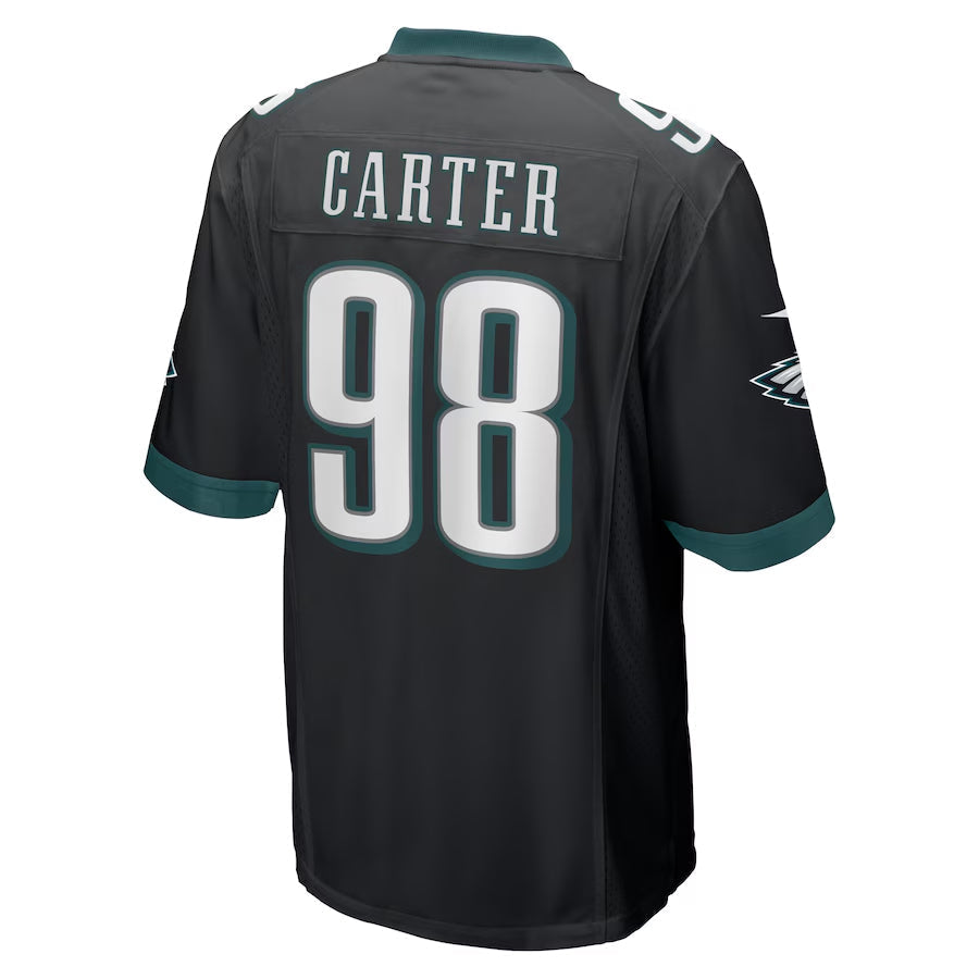Custom #98 Black PHI Football Shirt Top